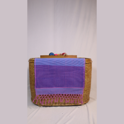 Table Runner Plain in Pink & Blue